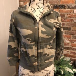 Boys Camo fleeces lined hoodie